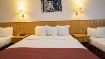 Desk, iron/ironing board, free WiFi, bed sheets