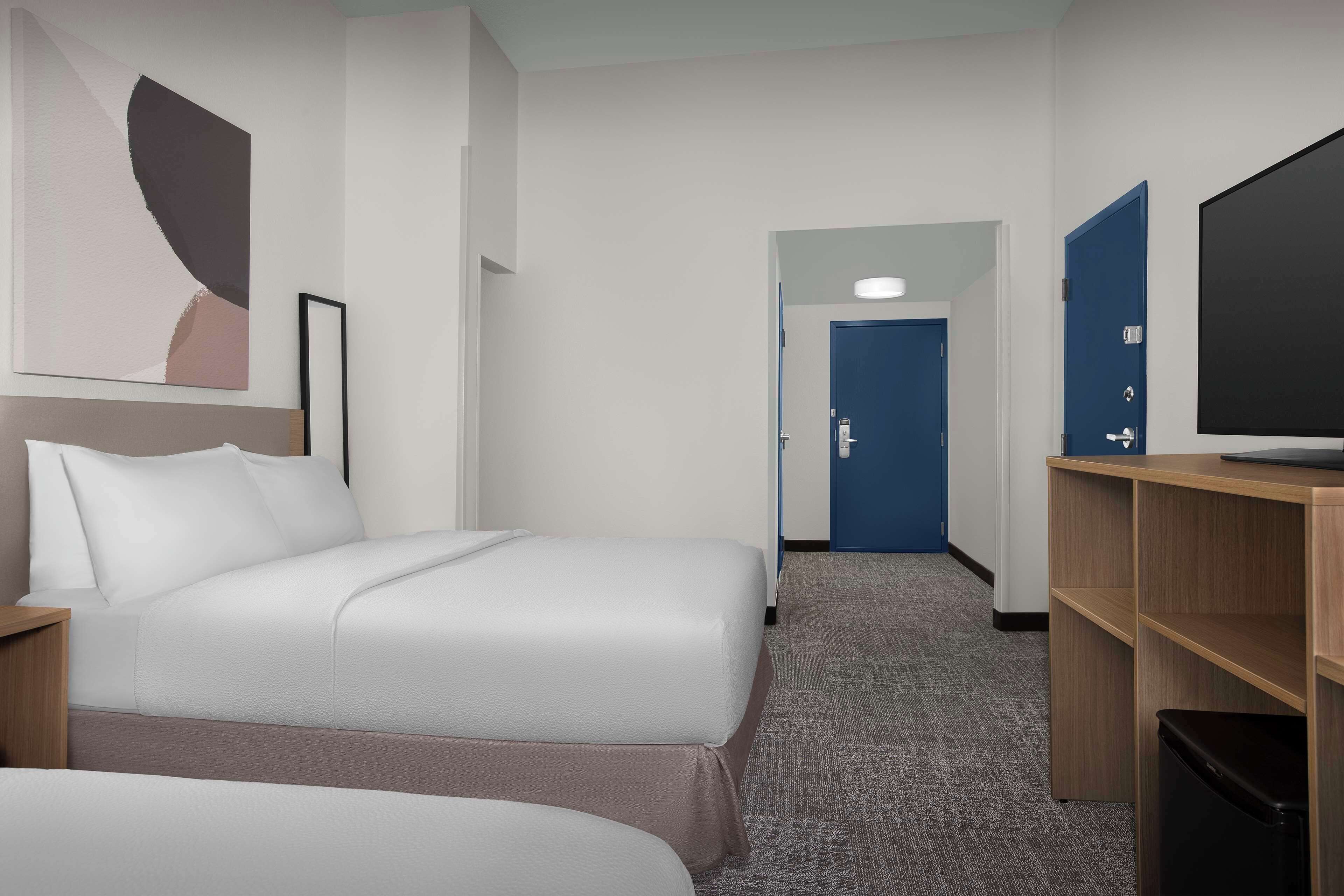 room, 2 queen beds, accessible (mobility, roll-in shower) | premium bedding, desk, laptop workspace, blackout curtains