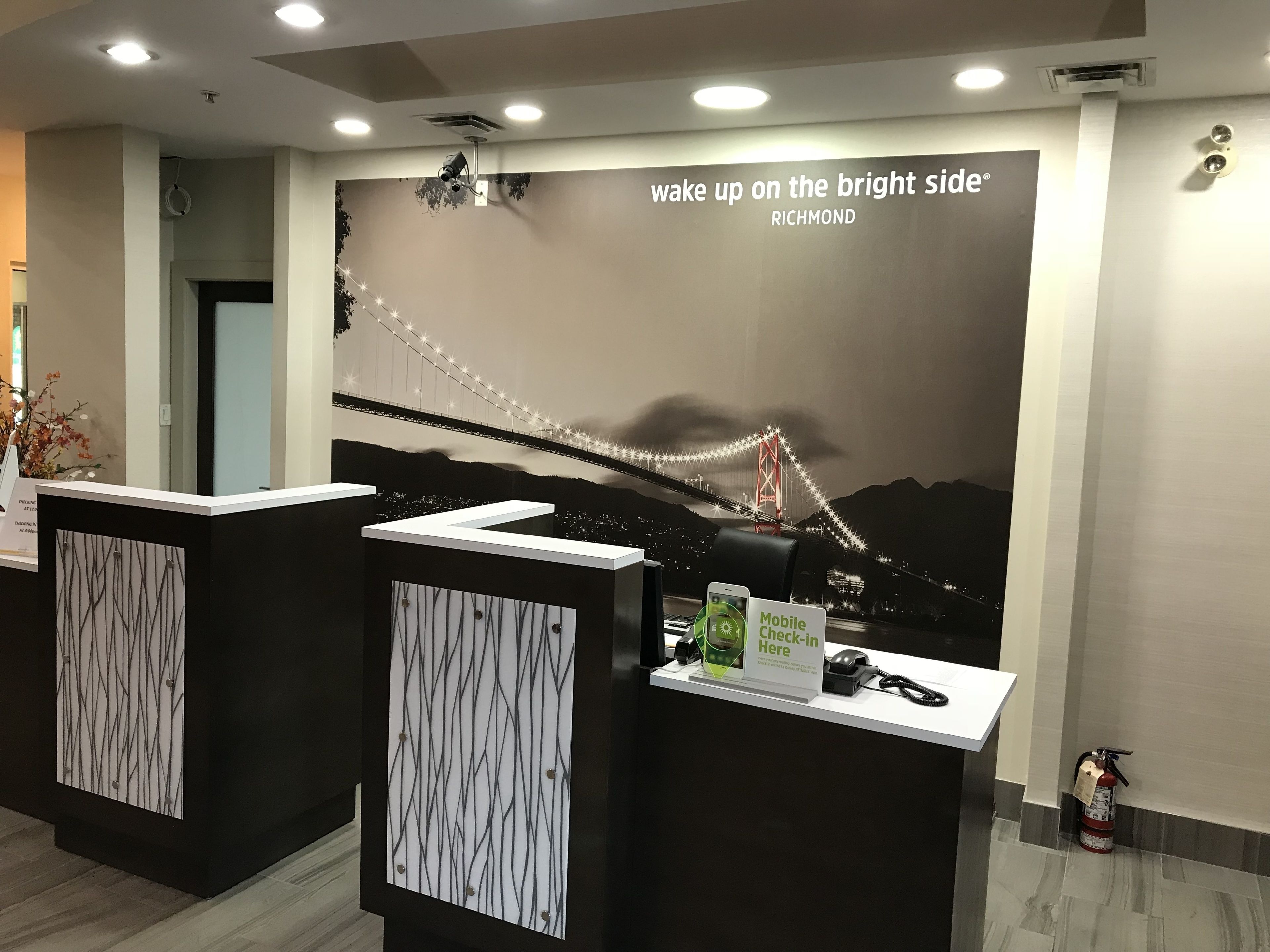 check-in/check-out kiosk