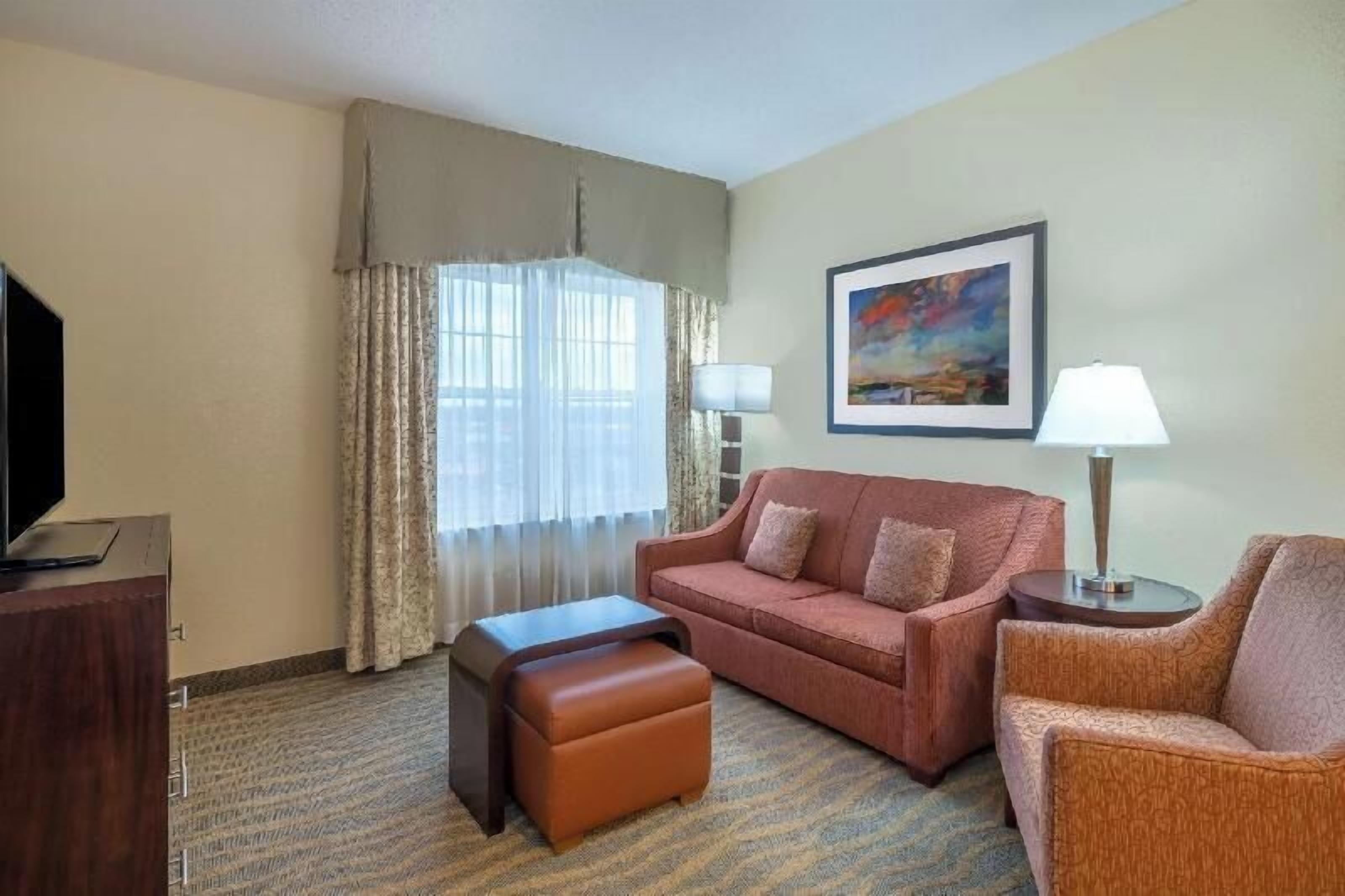 Living area | 27-inch LCD TV with cable channels, TV, MP3 dock