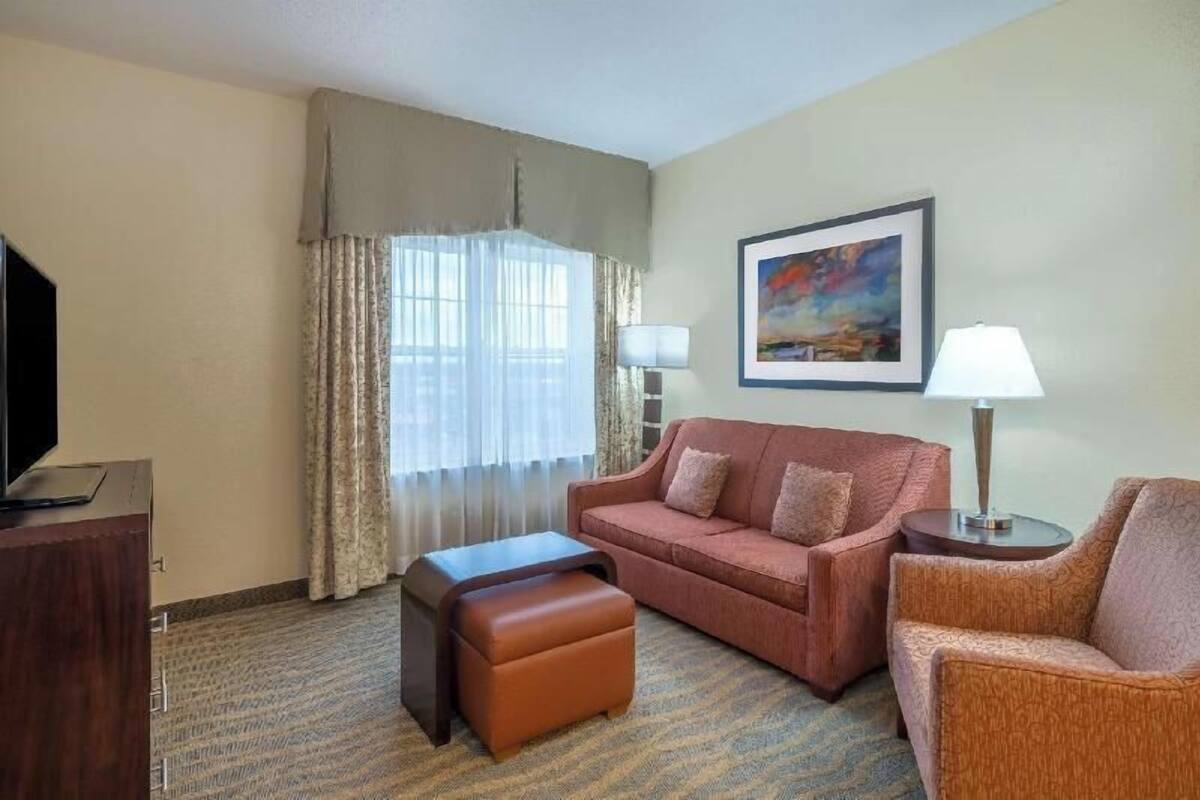 Living area | 27-inch LCD TV with cable channels, TV, MP3 dock