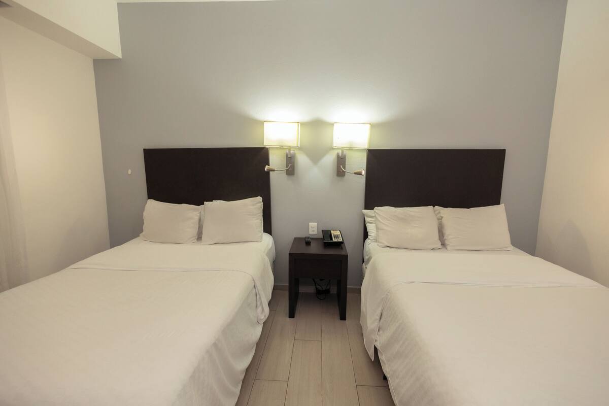 standard double room | in-room safe, desk, iron/ironing board, free cots/infant beds