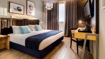 In-room safe, desk, blackout drapes, soundproofing