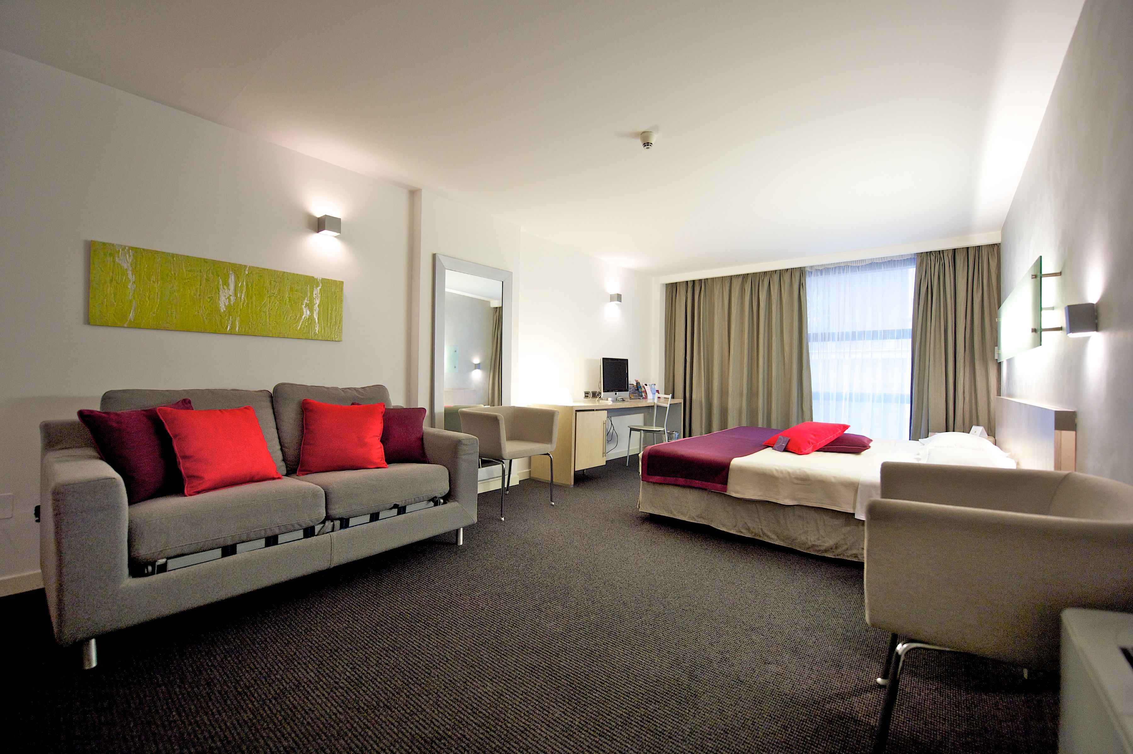 superior double room, 2 double beds | view from room