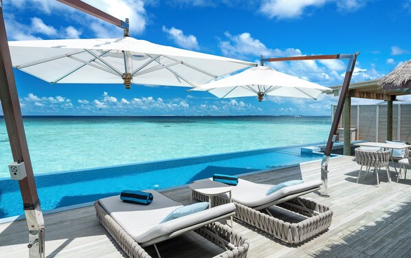 Water Suite | Vue depuis le balcon