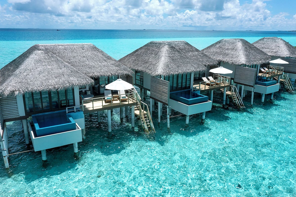 Water Villa with Pool | 1 bedroom, Egyptian cotton sheets, premium bedding, down comforters