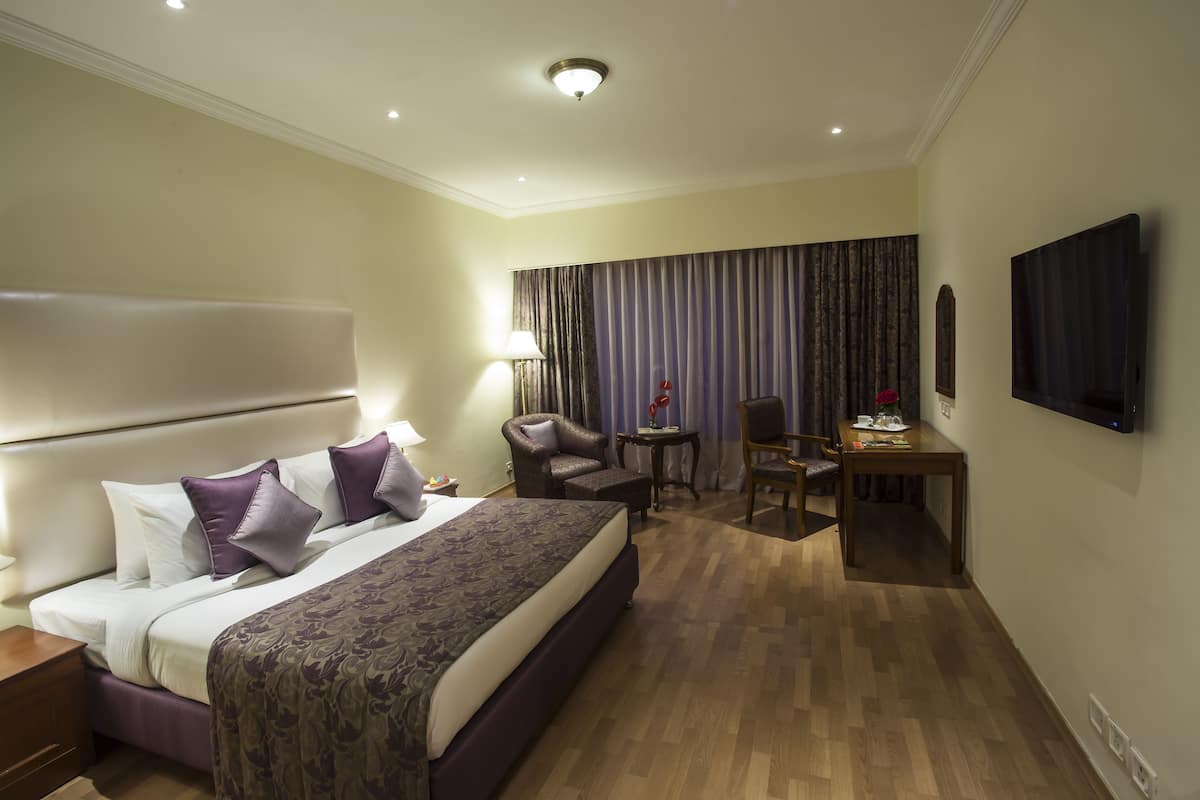 1 slaapkamer, luxe beddengoed, bedden met traagschuimmatras, een minibar