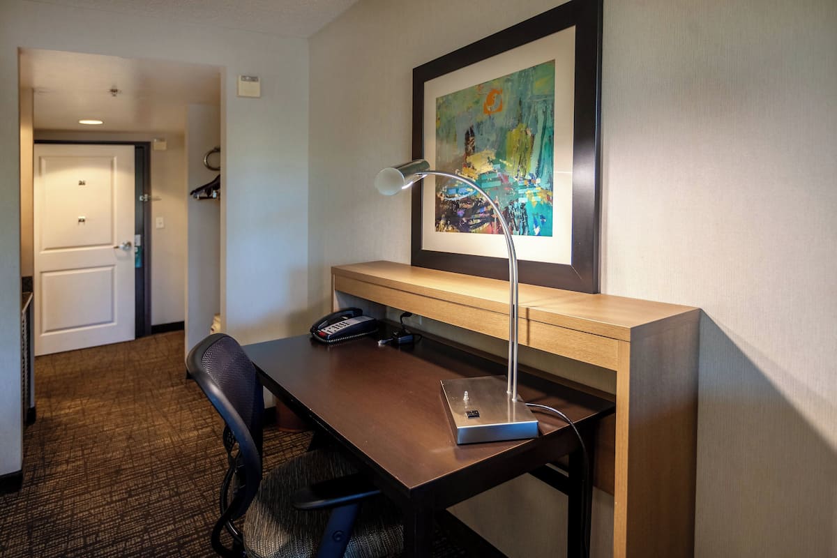 Premium bedding, pillowtop beds, in-room safe, desk