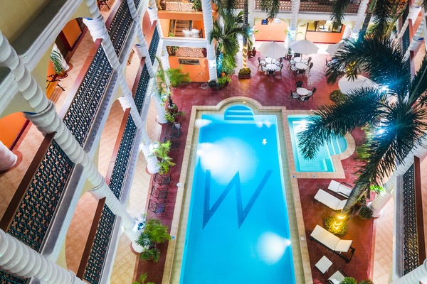 Indoor pool, outdoor pool