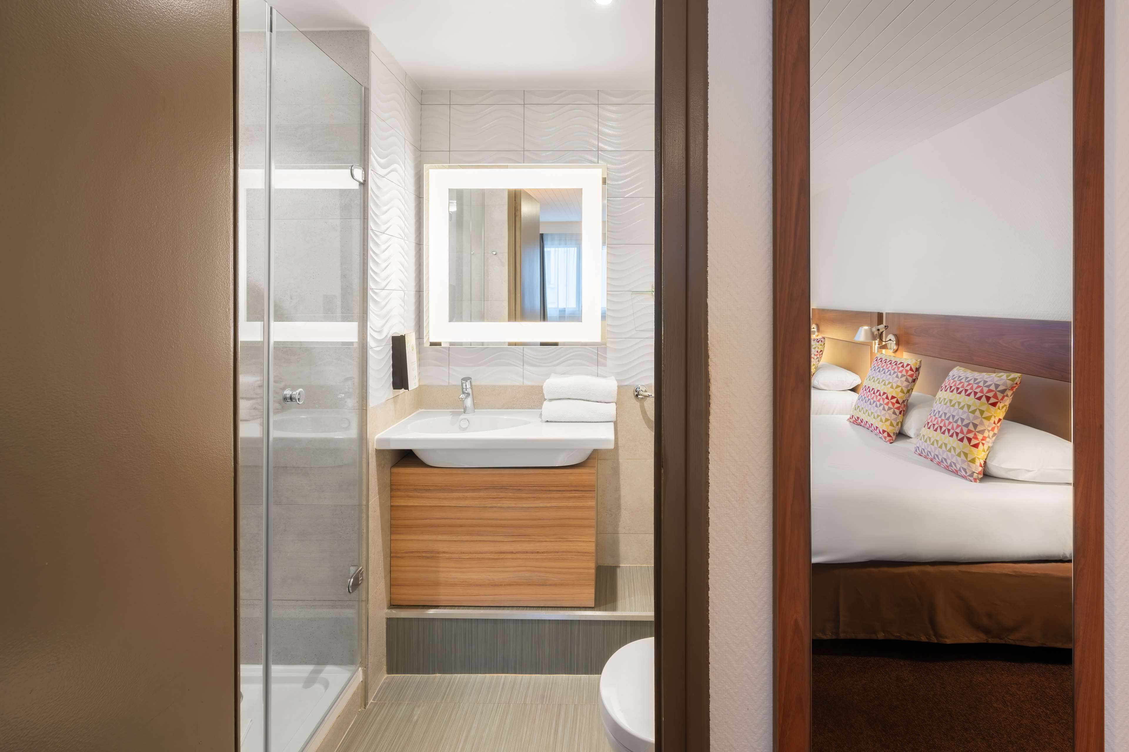 room, multiple beds | view from room