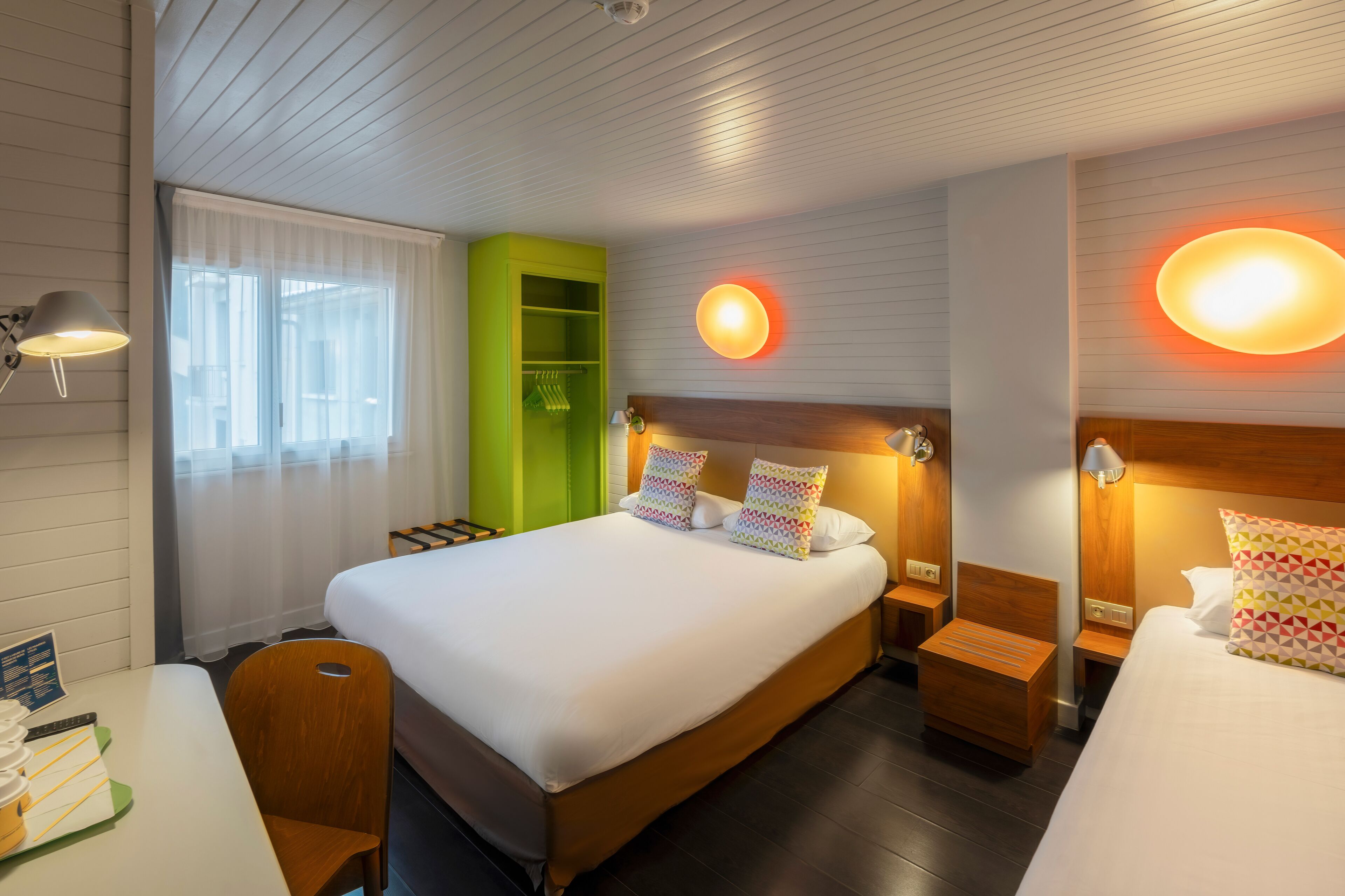 room, multiple beds | desk, laptop workspace, blackout curtains, soundproofing