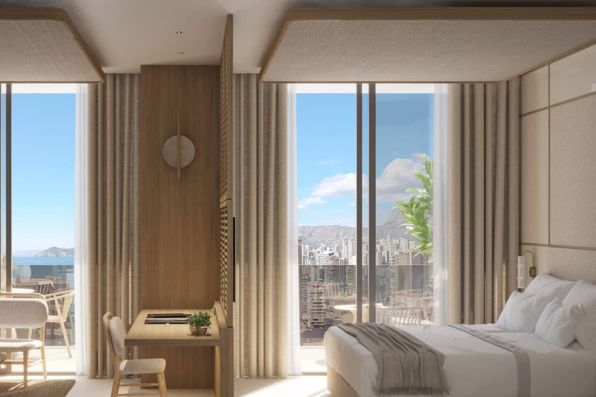 1 slaapkamer, een minibar, verduisterende gordijnen, geluiddichte muren