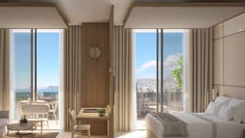 Minibar, rideaux occultants, chambres insonorisées, Wi-Fi gratuit