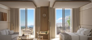 1 dormitori, minibar, cortines opaques i habitacions insonoritzades