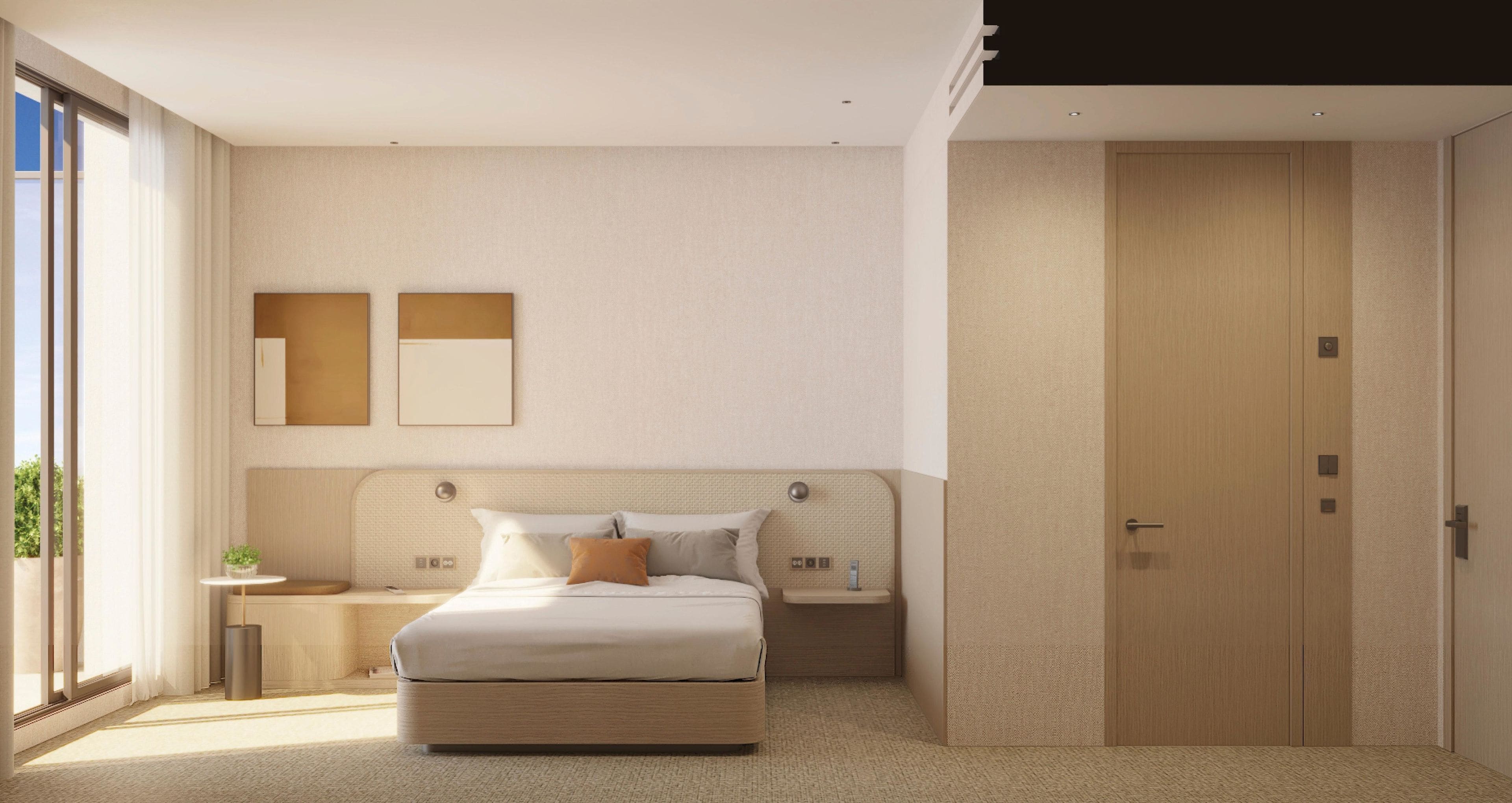 Minibar, blackout curtains, soundproofing, free WiFi