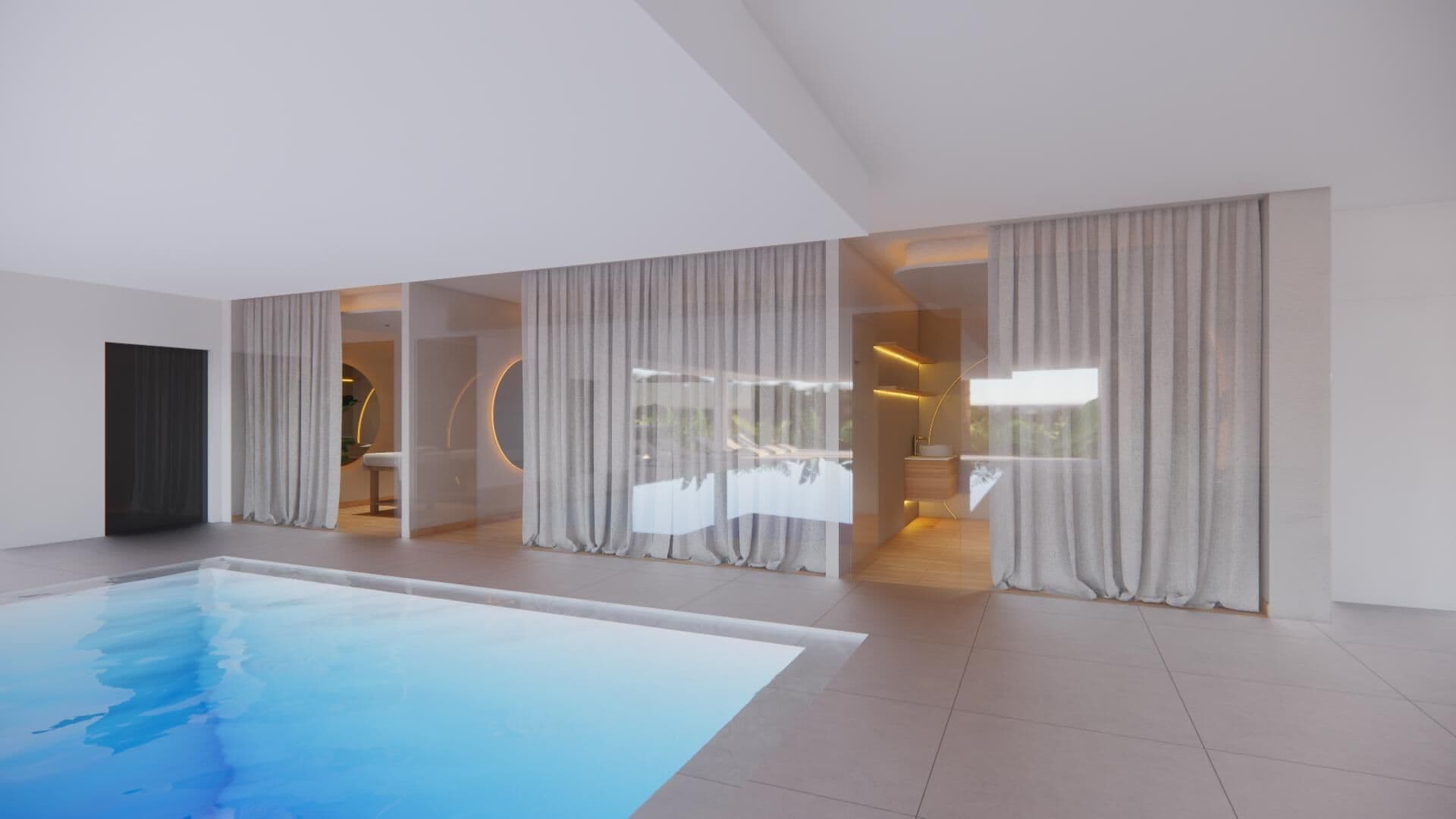 Una piscina al aire libre (de 09:00 a 20:00), sombrillas, tumbonas