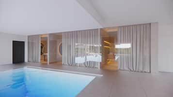 Una piscina al aire libre (de 09:00 a 20:00), sombrillas, tumbonas