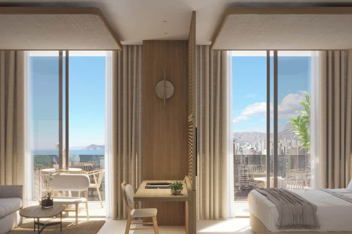 Minibar, cortinas blackout, sistema de insonorización y wifi gratis