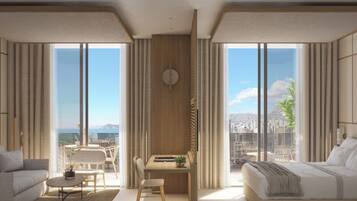 Minibar, blackout drapes, soundproofing, free WiFi