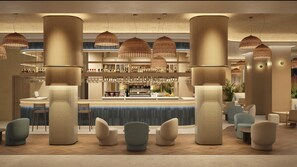 2 bares, bar junto a la piscina