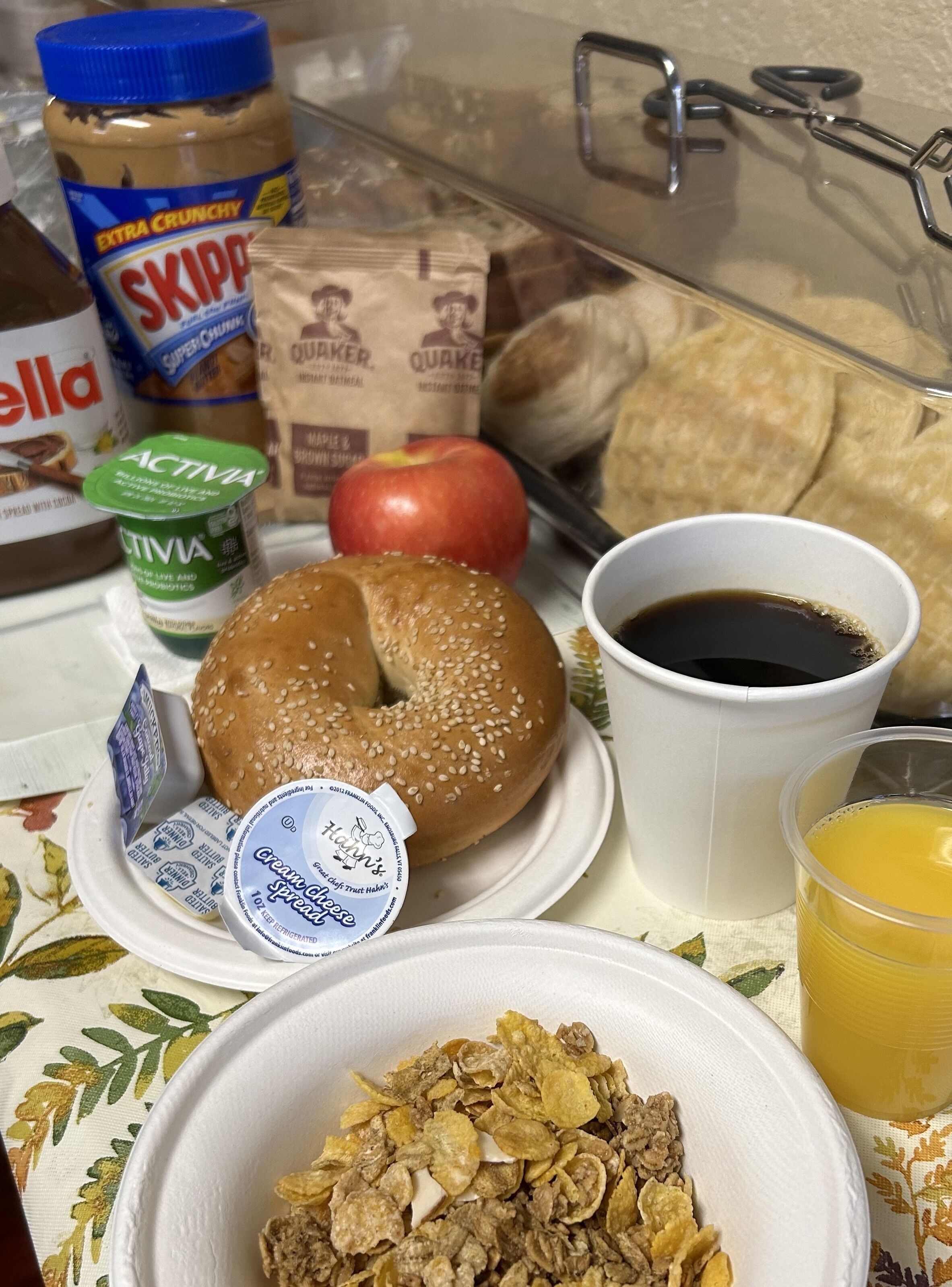 Kontinental frokost er inkludert hver dag