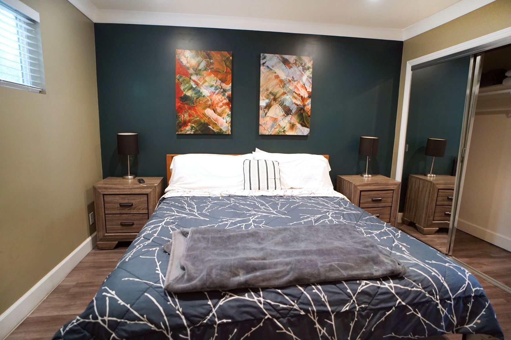 Blackout drapes, iron/ironing board, free WiFi, bed sheets