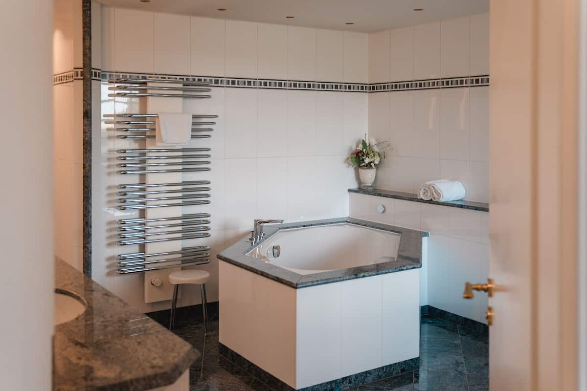 suite | bathroom | free toiletries, hair dryer, bathrobes, slippers