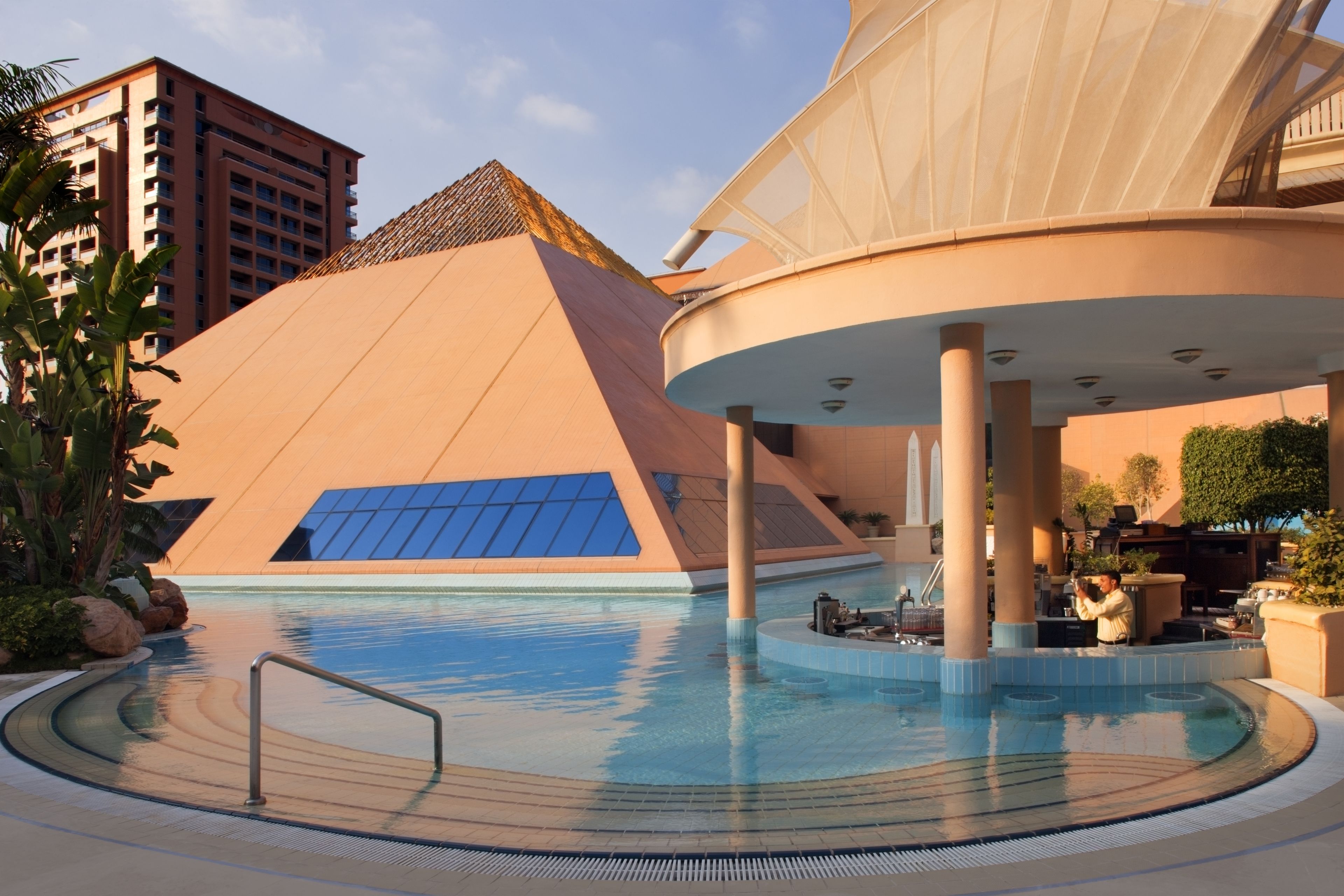 indoor pool, outdoor pool, pool loungers