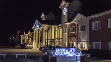 Front of property – evening/night