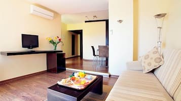 Vue depuis lâhĂ©bergement