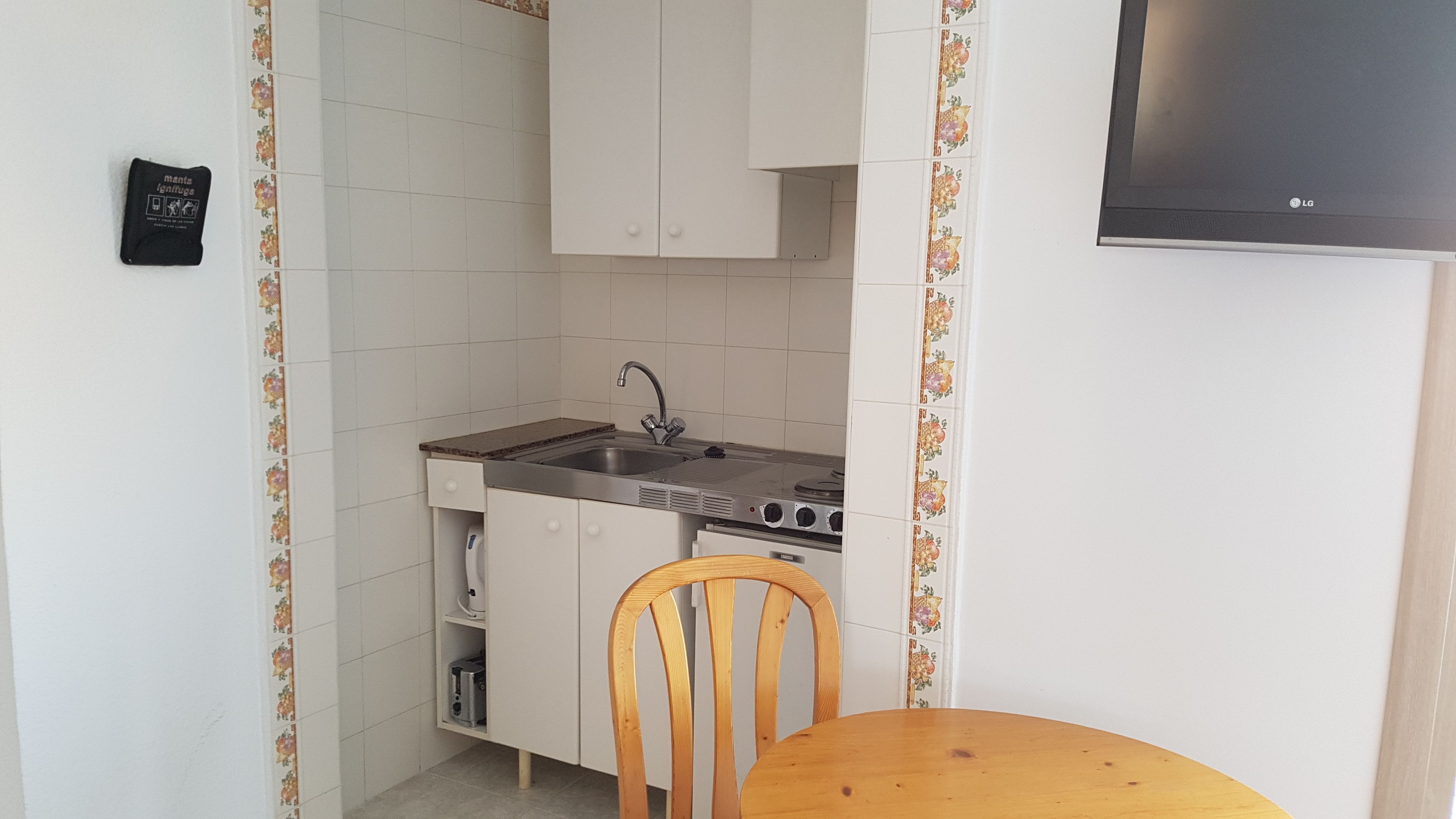 studio, balcony (2 adults + 1 child) | private kitchen | full-sized fridge, stovetop, electric kettle, cookware/dishes/utensils
