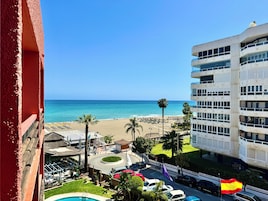 Double Room, Balcony, Partial Sea View | Desk, free WiFi, bed sheets
