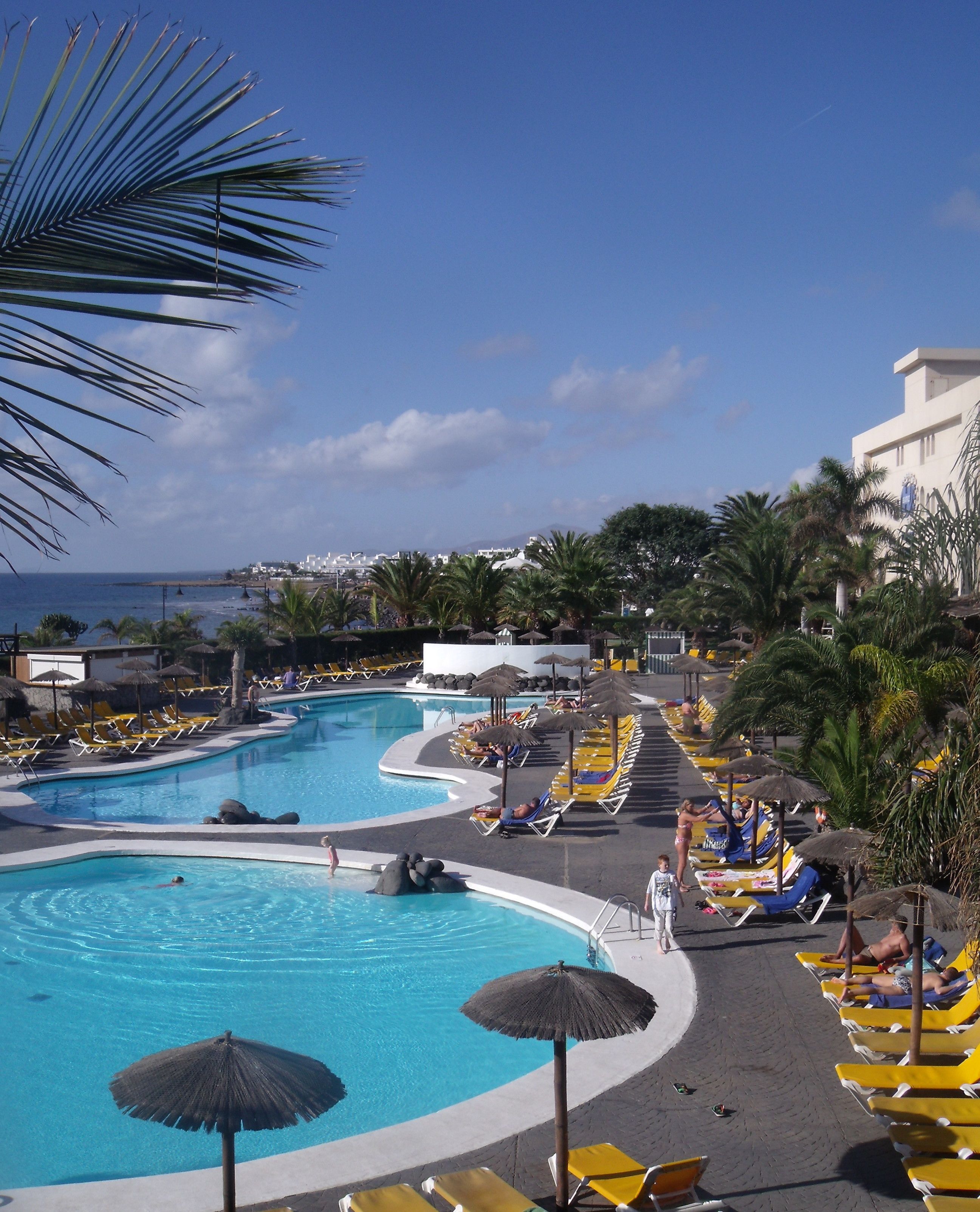 2 outdoor pools, open 10:00 AM to 6:00 PM, pool umbrellas, sun loungers