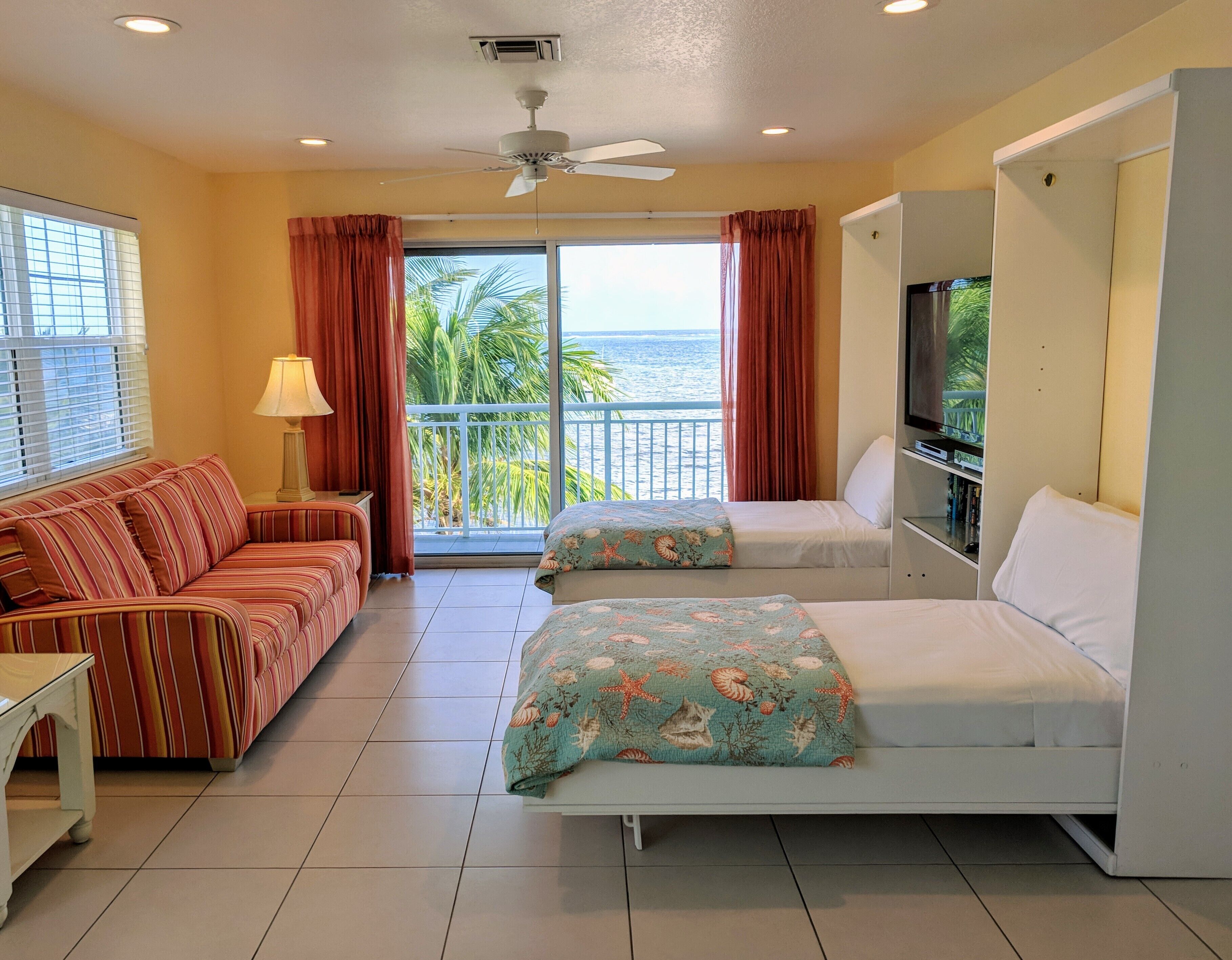 signature condo, 2 bedrooms, beach view, oceanfront | extra beds
