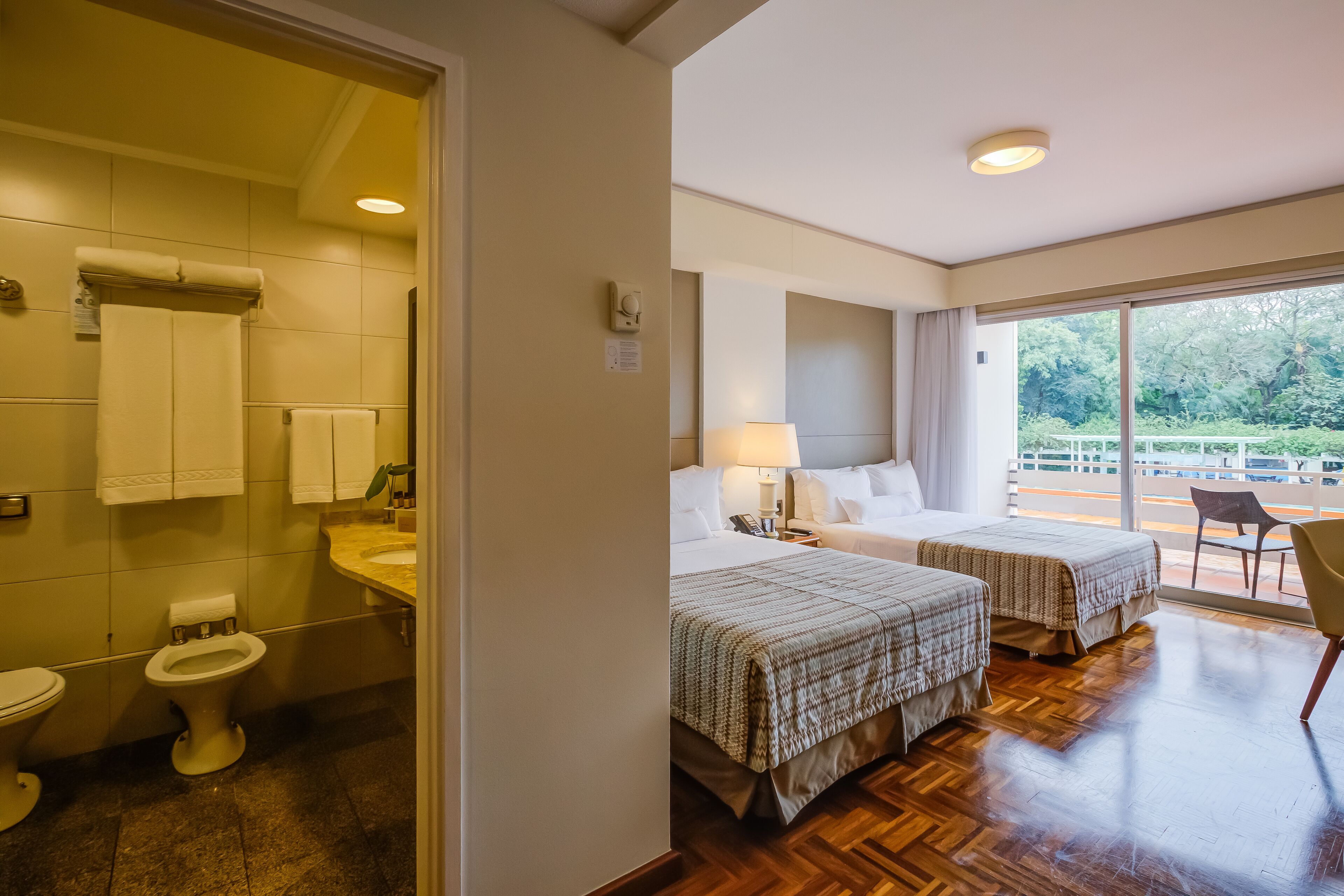 superior twin room, pool view | 1 bedroom, hypo-allergenic bedding, minibar, in-room safe