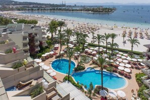 Kolam renang terbuka, payung kolam 