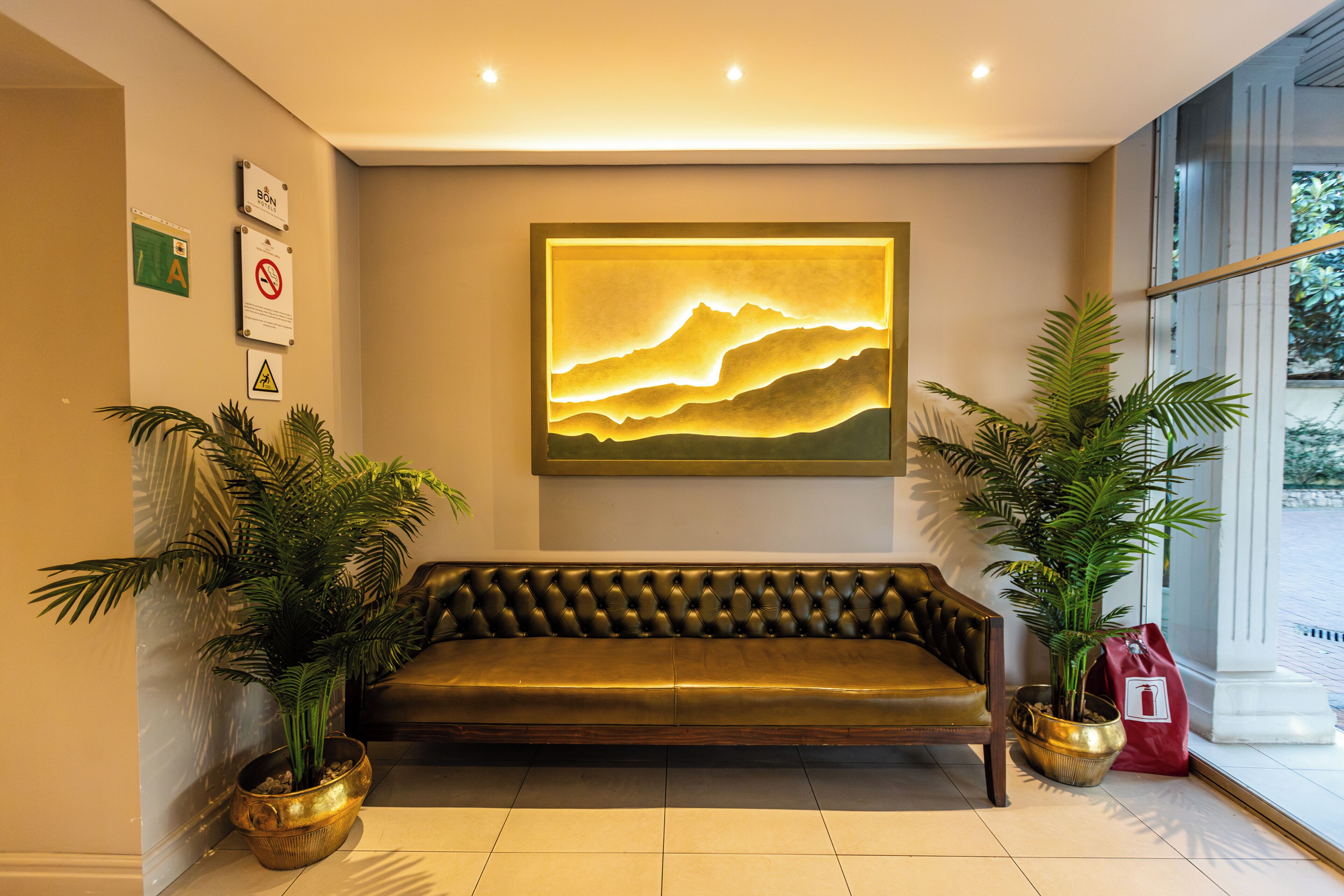 Lobby sitting area