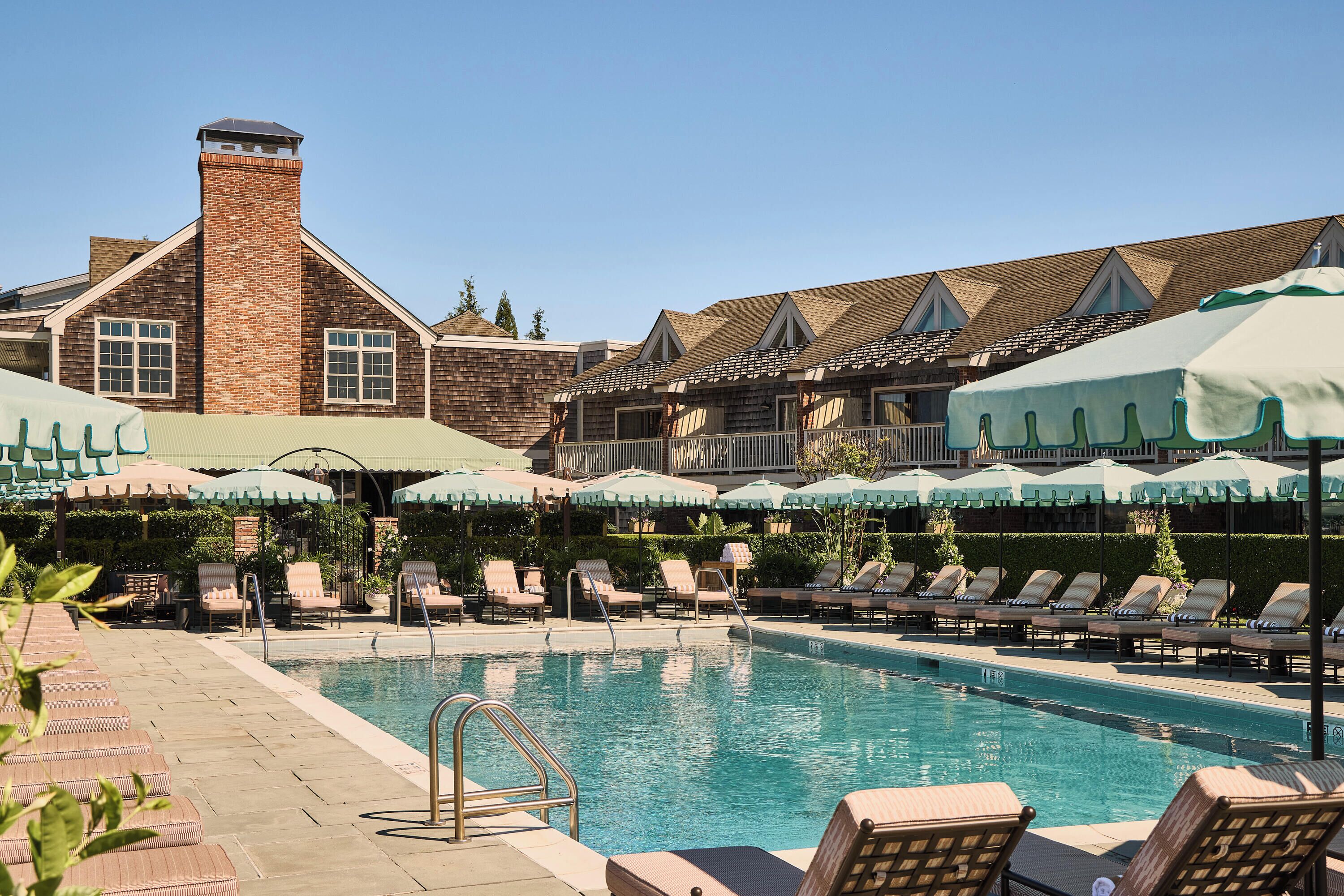 Seasonal outdoor pool, pool cabanas (surcharge), pool umbrellas