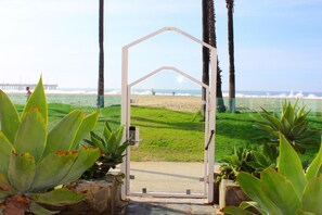 On the beach, white sand, sun-loungers, beach umbrellas - Venice on the Beach Hotel (Venice)