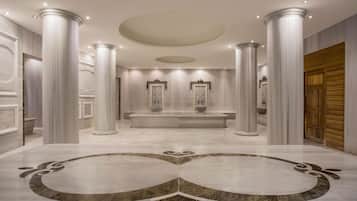 Sauna, Turkish bath, body treatments, hydrotherapy, facials