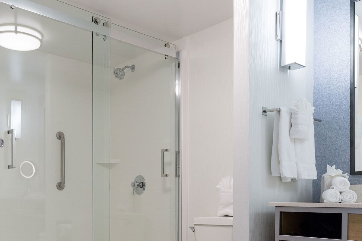 Bathroom | Free toiletries, hair dryer, towels