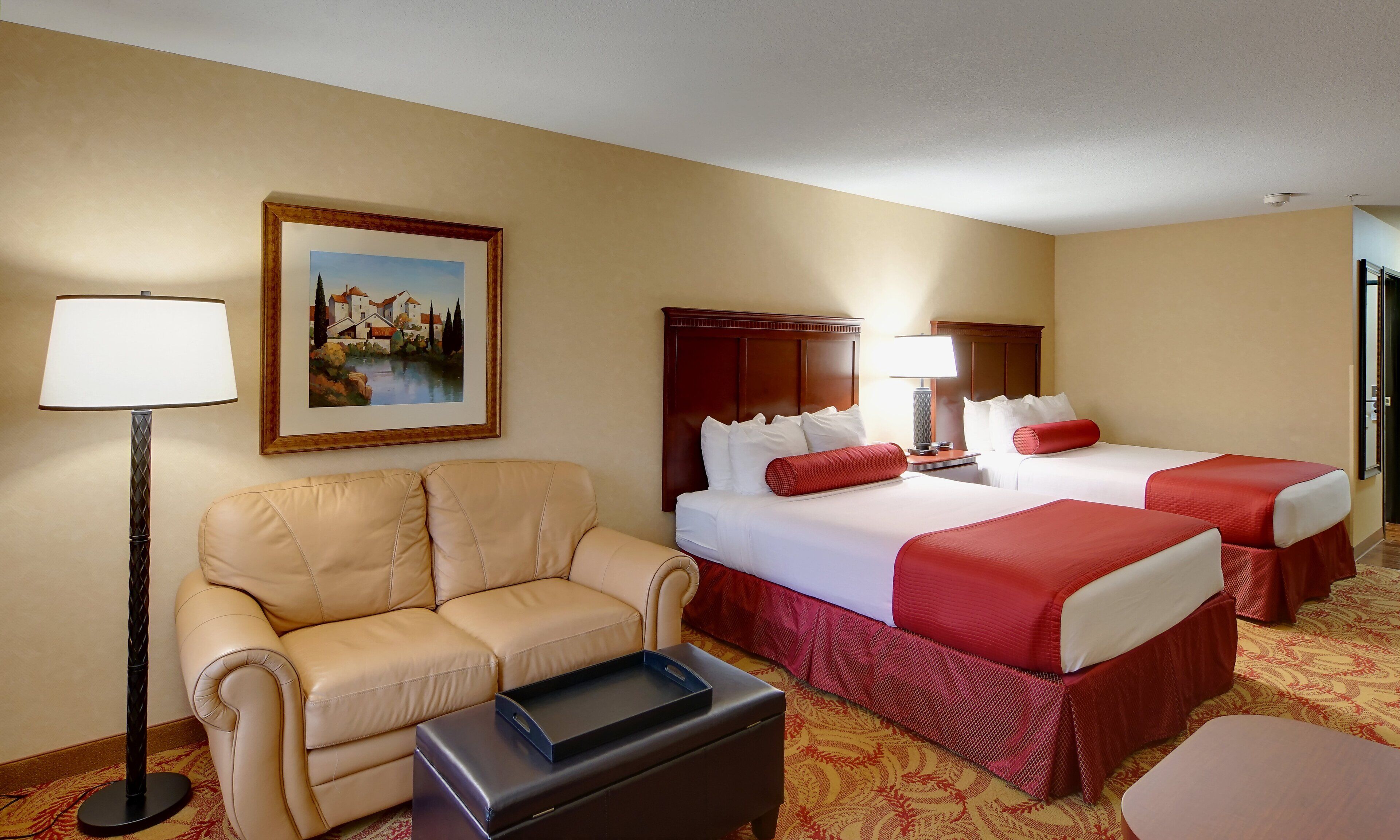 Lakens van Egyptisch katoen, luxe beddengoed, pillowtop-bedden