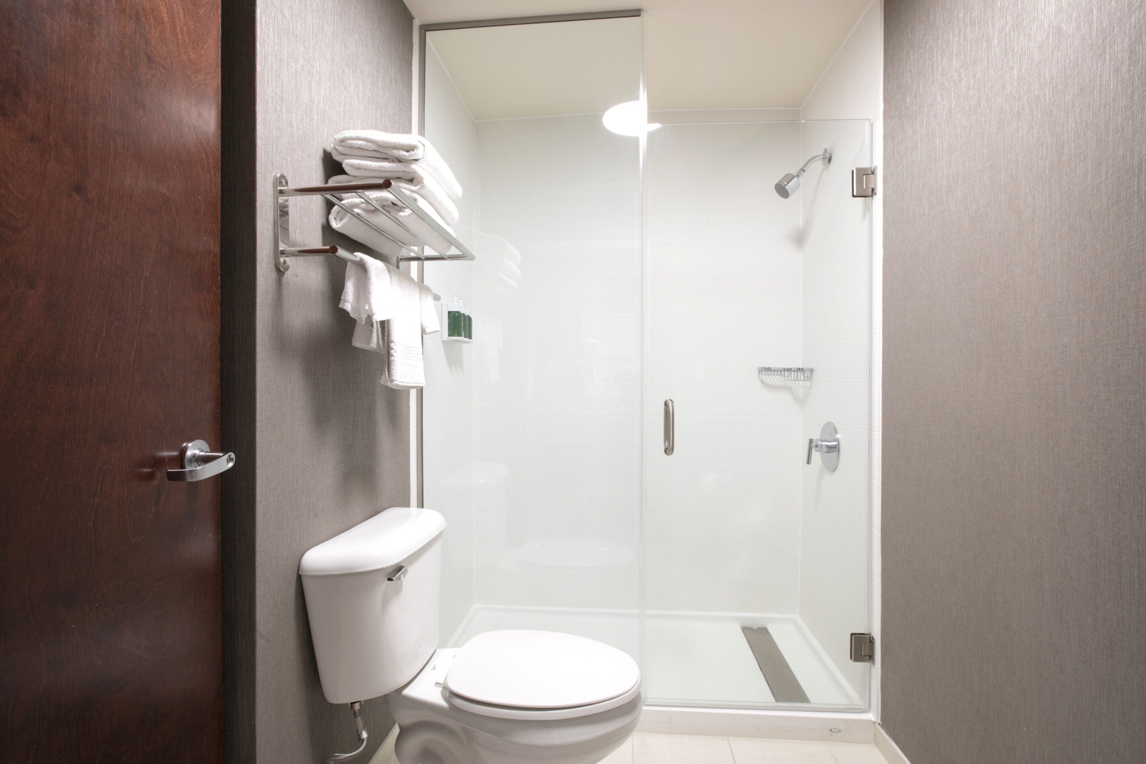 free toiletries, hair dryer, towels, soap