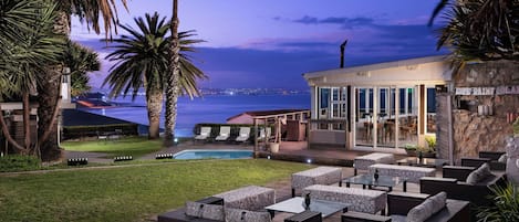 Blick von der Unterkunft