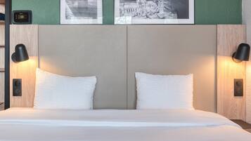 Standaard kamer, 1 queensize bed | 1 slaapkamer, luxe beddengoed, een bureau, verduisterende gordijnen