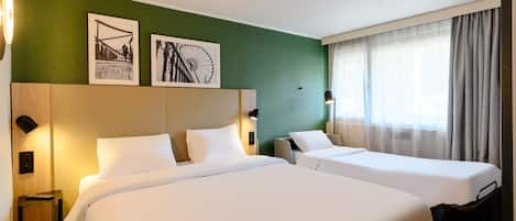 Premium bedding, individually decorated, individually furnished, desk
