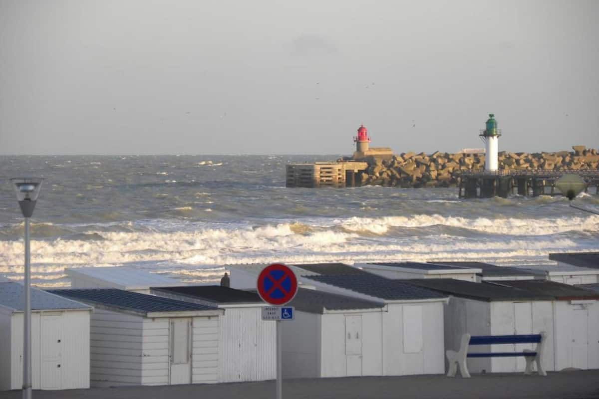 Tweepersoonskamer, uitzicht op zee | Uitzicht op strand/zee