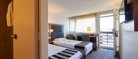 Individually furnished, desk, blackout curtains, soundproofing