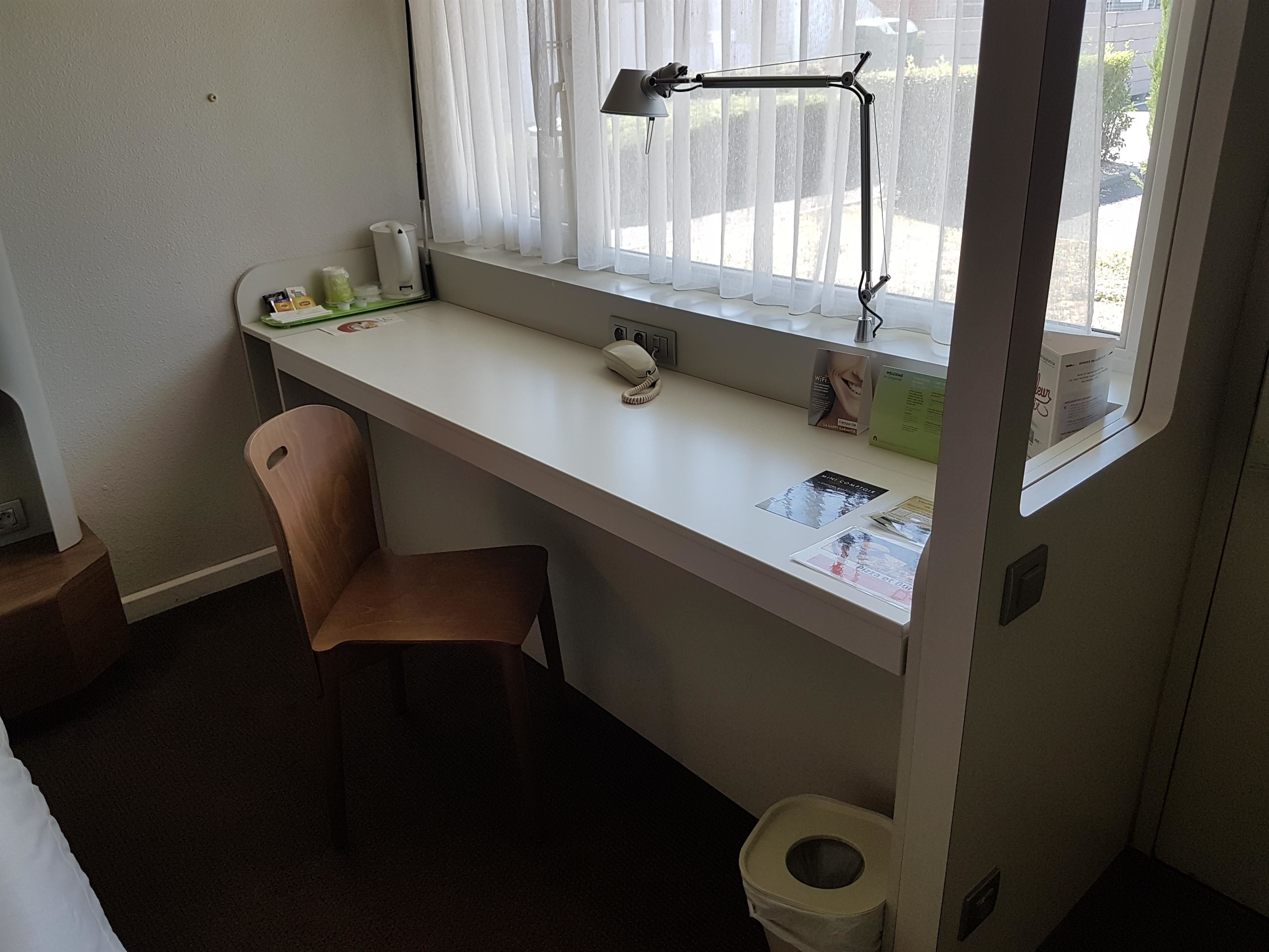 premium bedding, desk, blackout curtains, soundproofing