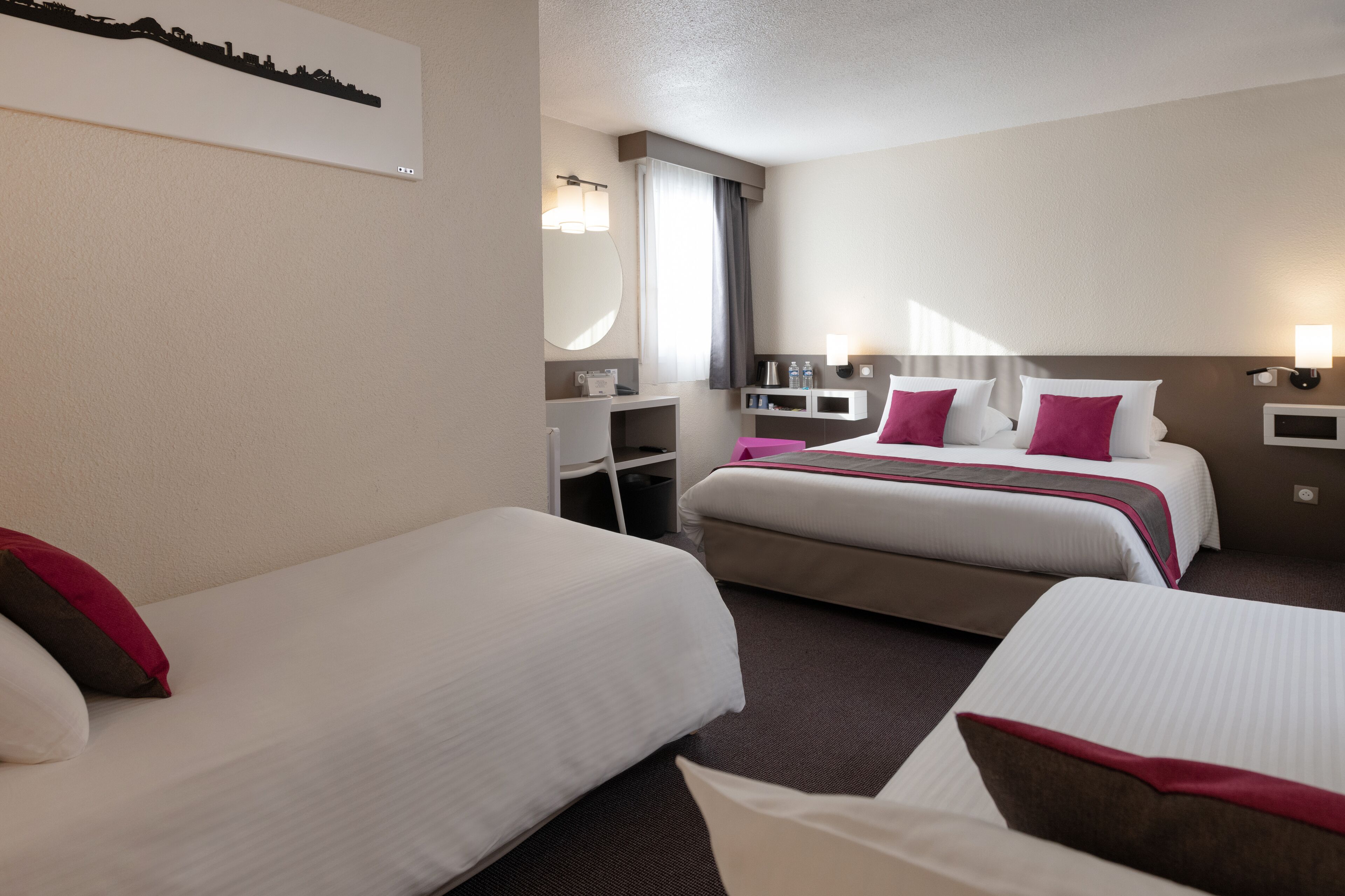 standard room, multiple beds | 1 bedroom, premium bedding, desk, laptop workspace